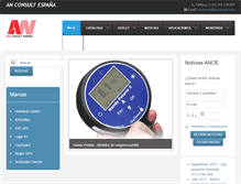 Tablet Screenshot of anconsult.com